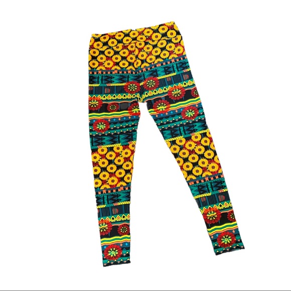 LULAROE funky Fall Tall & Curvy super soft leggings - Picture 2 of 6